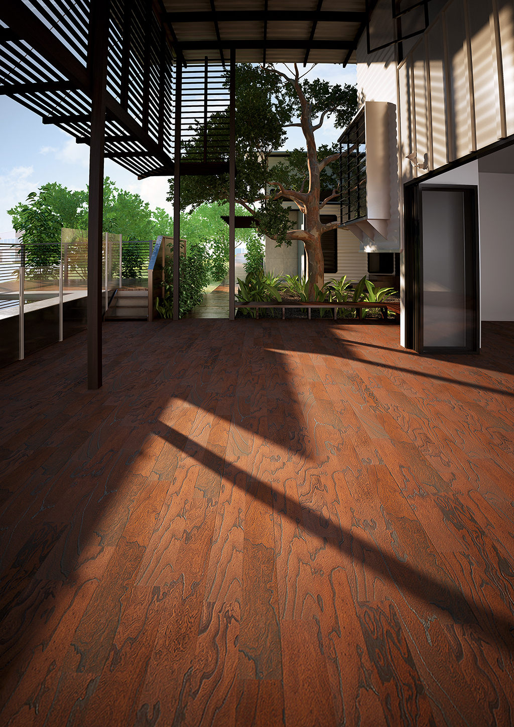 Паркетная доска Ellett Вяз Elm Brown