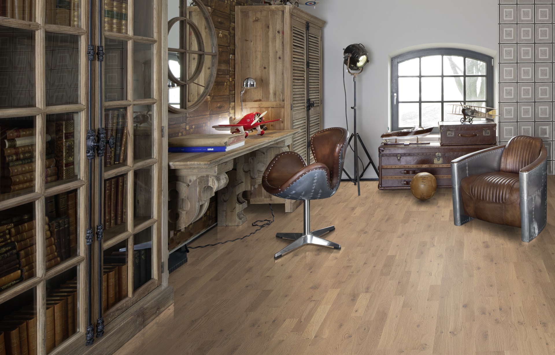 Паркетная доска Kahrs Гармония Дуб Светлый Pale 153N5BEKP1KW240 Variation 2423×200×15 фото в интерьере