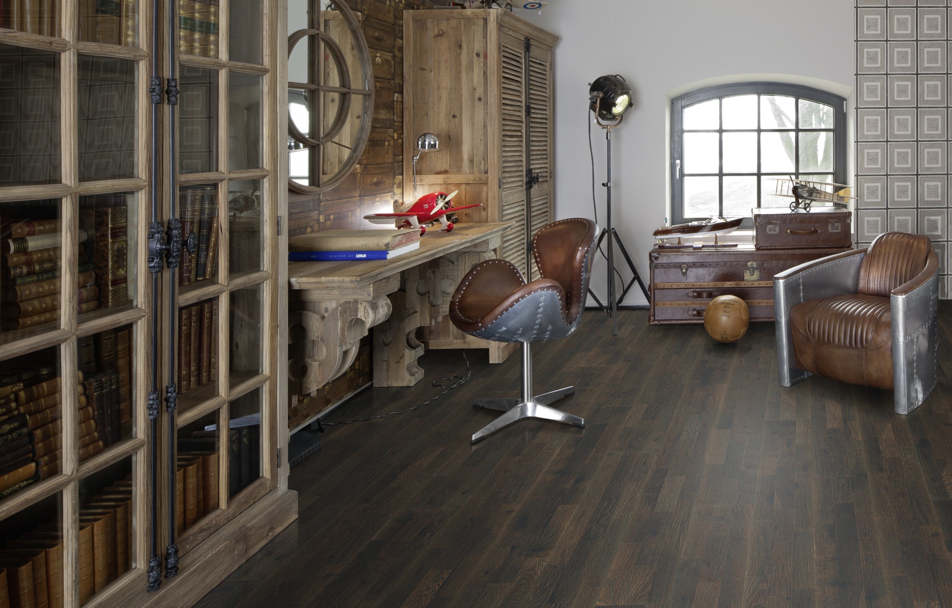 Паркетная доска Kahrs Гармония Дуб Лава Lava 153N6CEK1JKW240 Lively 2423×200×15 фото в интерьере