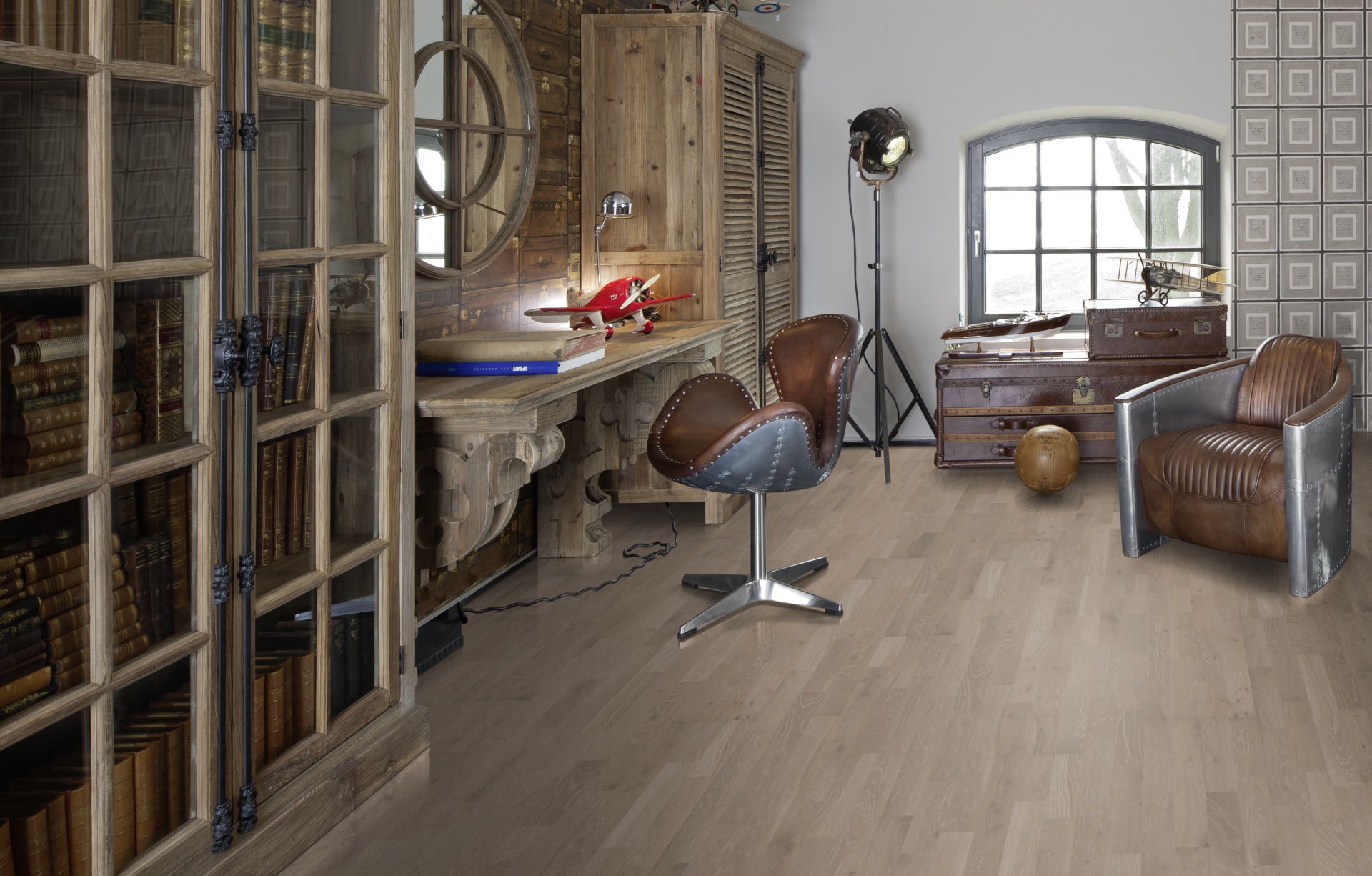 Паркетная доска Kahrs Гармония Дуб Сплав Alloy 153N0BEKD1KW240 Lively 2423×200×15 фото в интерьере