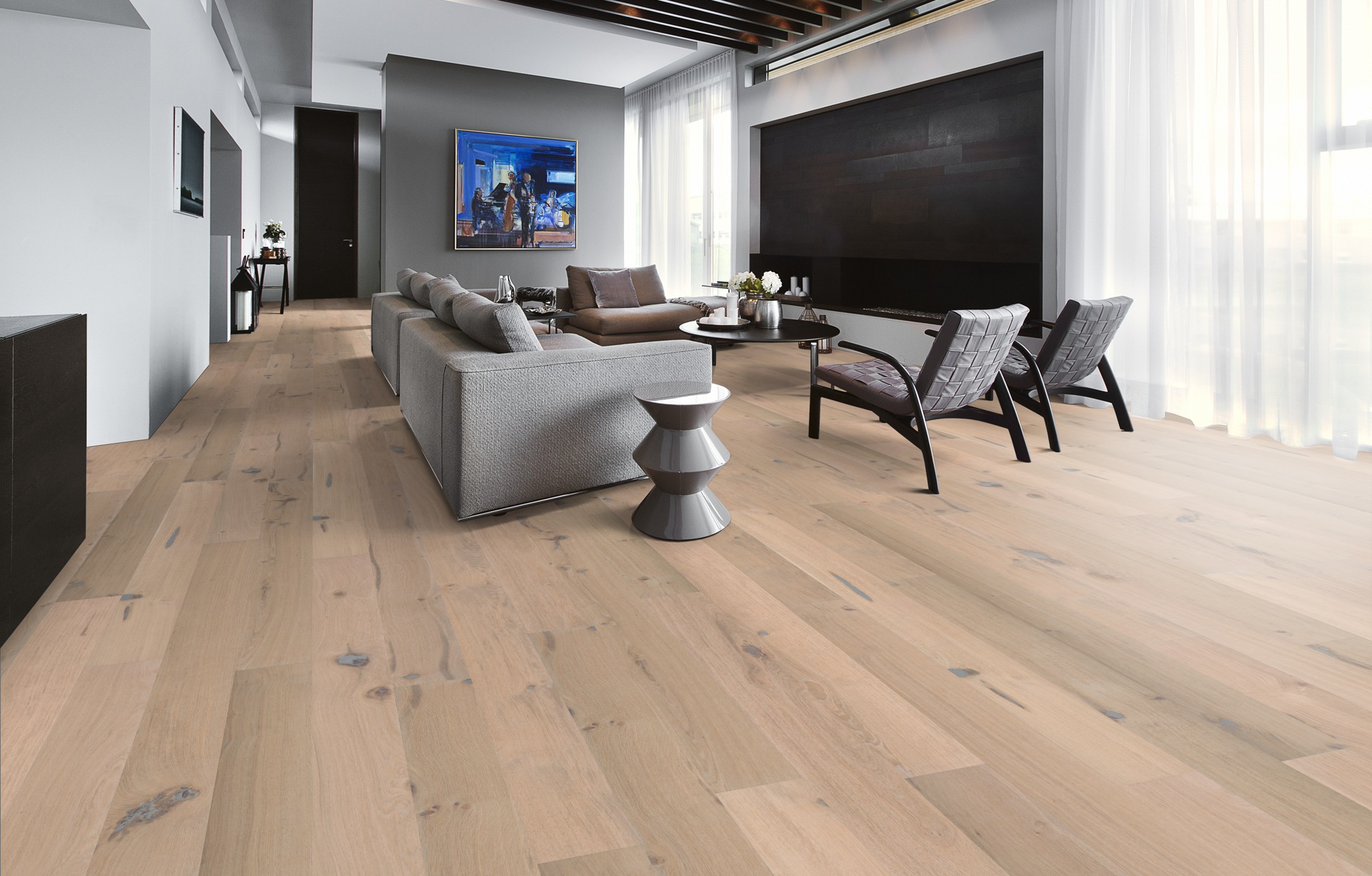 Паркетная доска Kahrs Хабитэт Дуб Колониальный Colony 1810×150×7 фото в интерьере Паркетная доска Kahrs Хабитэт Дуб Колониальный Colony 1810×150×7 фото в интерьере