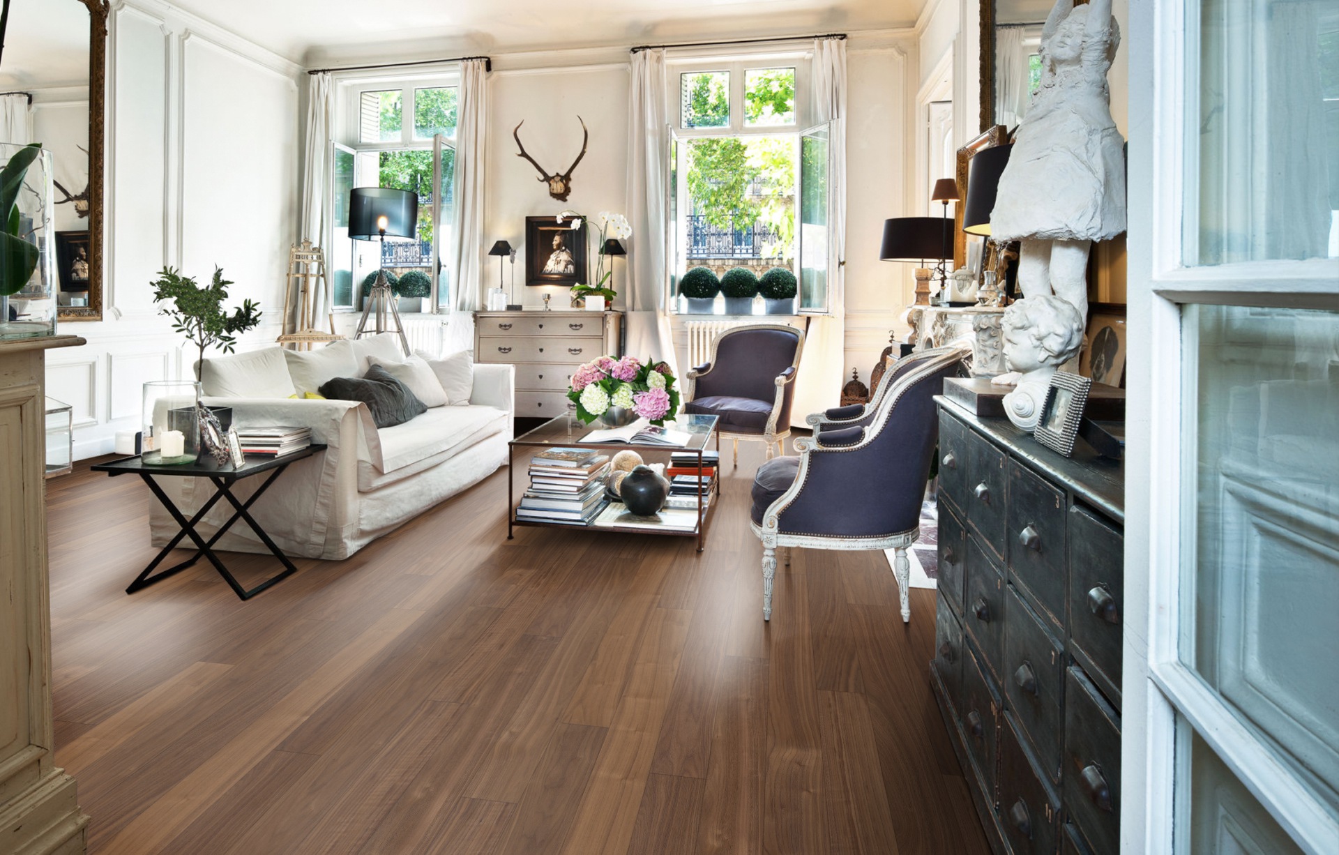 Паркетная доска Kahrs Ливинг Дуб Кофе Coffee 1225×118×7 фото в интерьере Паркетная доска Kahrs Ливинг Дуб Кофе Coffee 1225×118×7 фото в интерьере