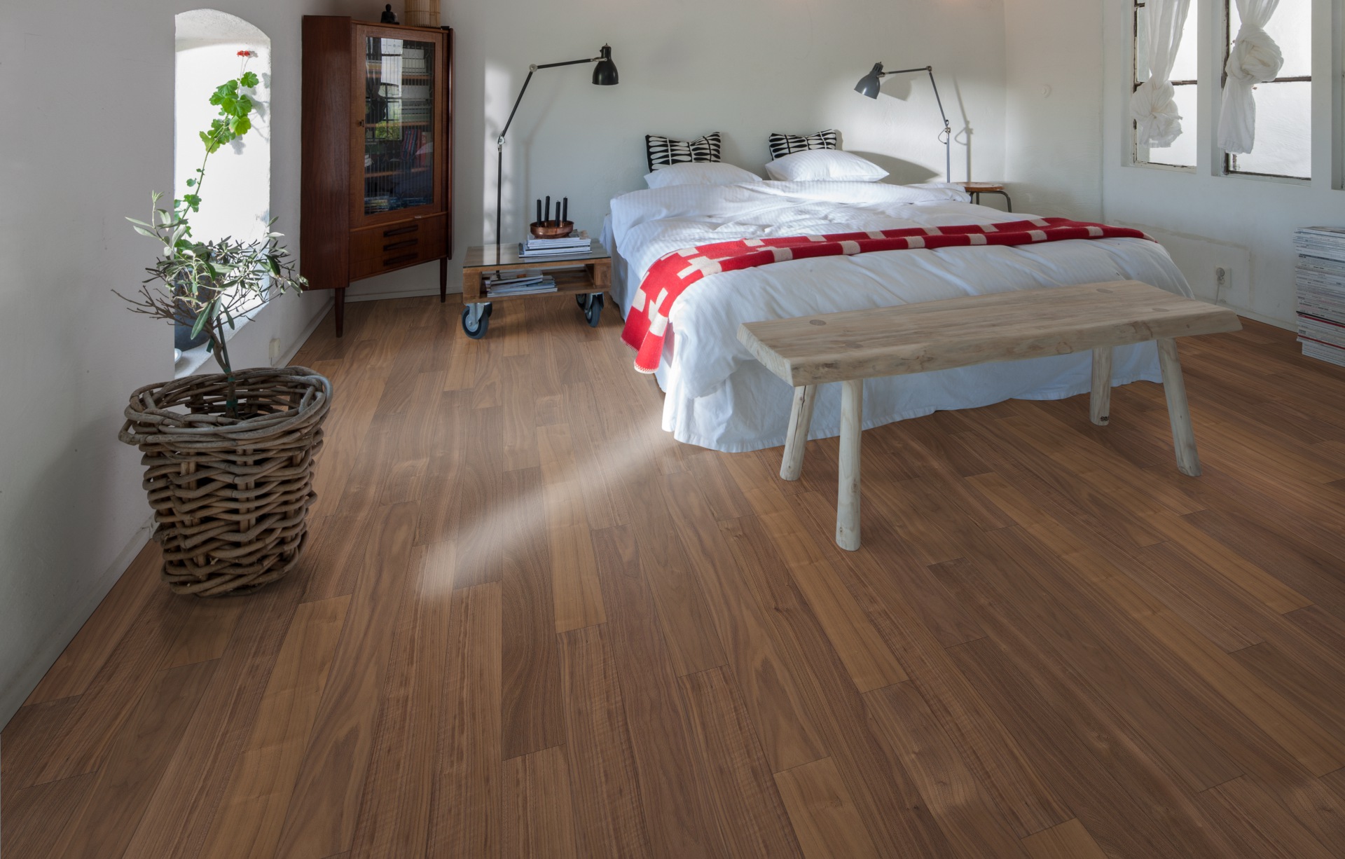 Паркетная доска Kahrs Ливинг Орех Какао Cocoa 1225×118×7 фото в интерьере Паркетная доска Kahrs Ливинг Орех Какао Cocoa 1225×118×7 фото в интерьере