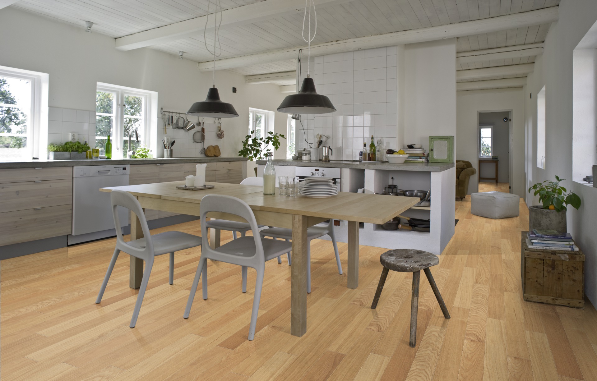 Паркетная доска Kahrs Ливинг Дуб Сахар Sugar 1225×118×7 фото в интерьере Паркетная доска Kahrs Ливинг Дуб Сахар Sugar 1225×118×7 фото в интерьере