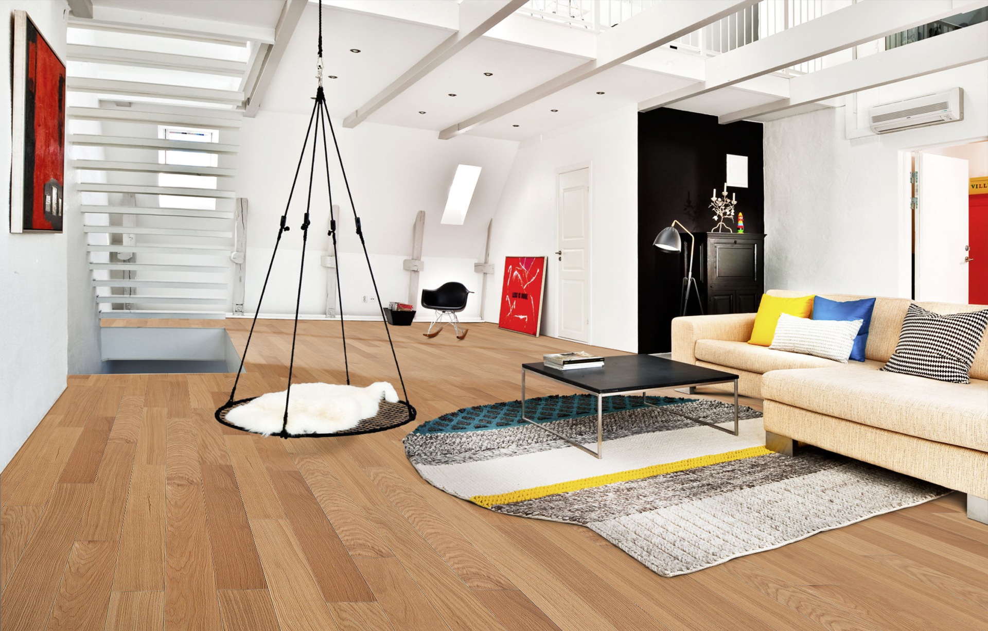 Паркетная доска Kahrs Ливинг Дуб Сахар Sugar 1225×118×7 фото в интерьере Паркетная доска Kahrs Ливинг Дуб Сахар Sugar 1225×118×7 фото в интерьере