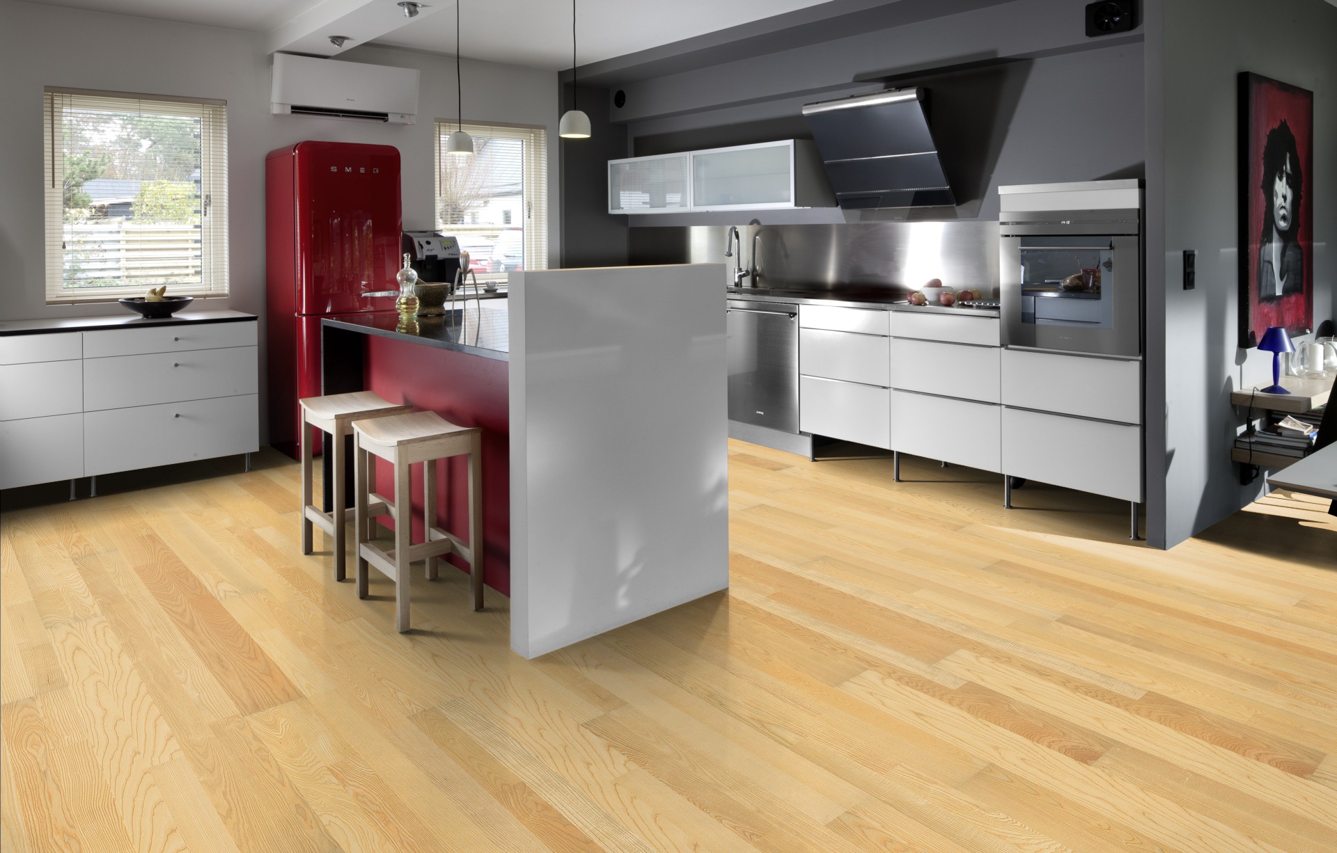 Паркетная доска Kahrs ясень Гетеборг Gothenburg 2423×200×15 фото в интерьере Паркетная доска Kahrs ясень Гетеборг Gothenburg 2423×200×15 фото в интерьере