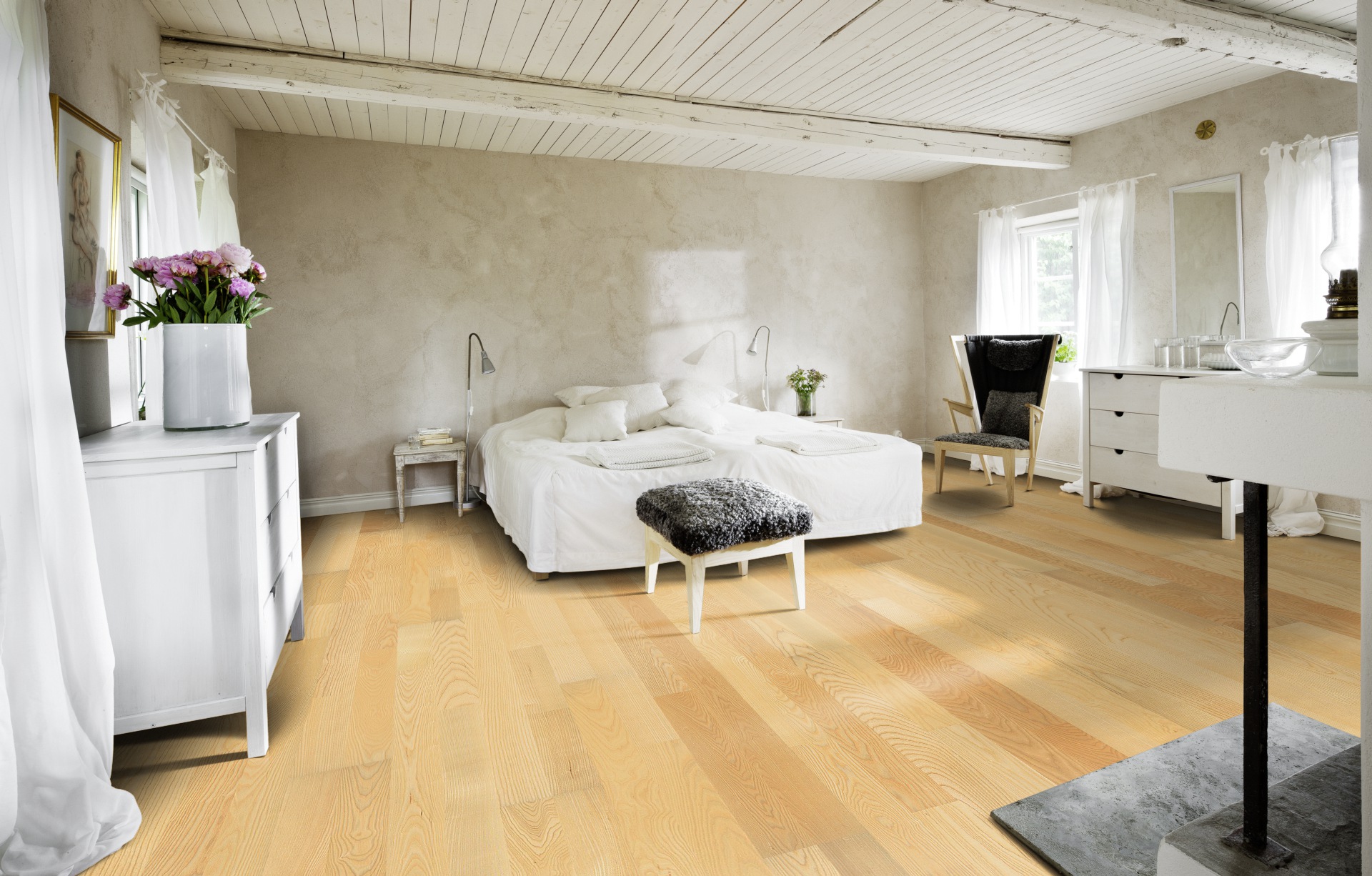 Паркетная доска Kahrs ясень Гетеборг Gothenburg 2423×200×15 фото в интерьере Паркетная доска Kahrs ясень Гетеборг Gothenburg 2423×200×15 фото в интерьере