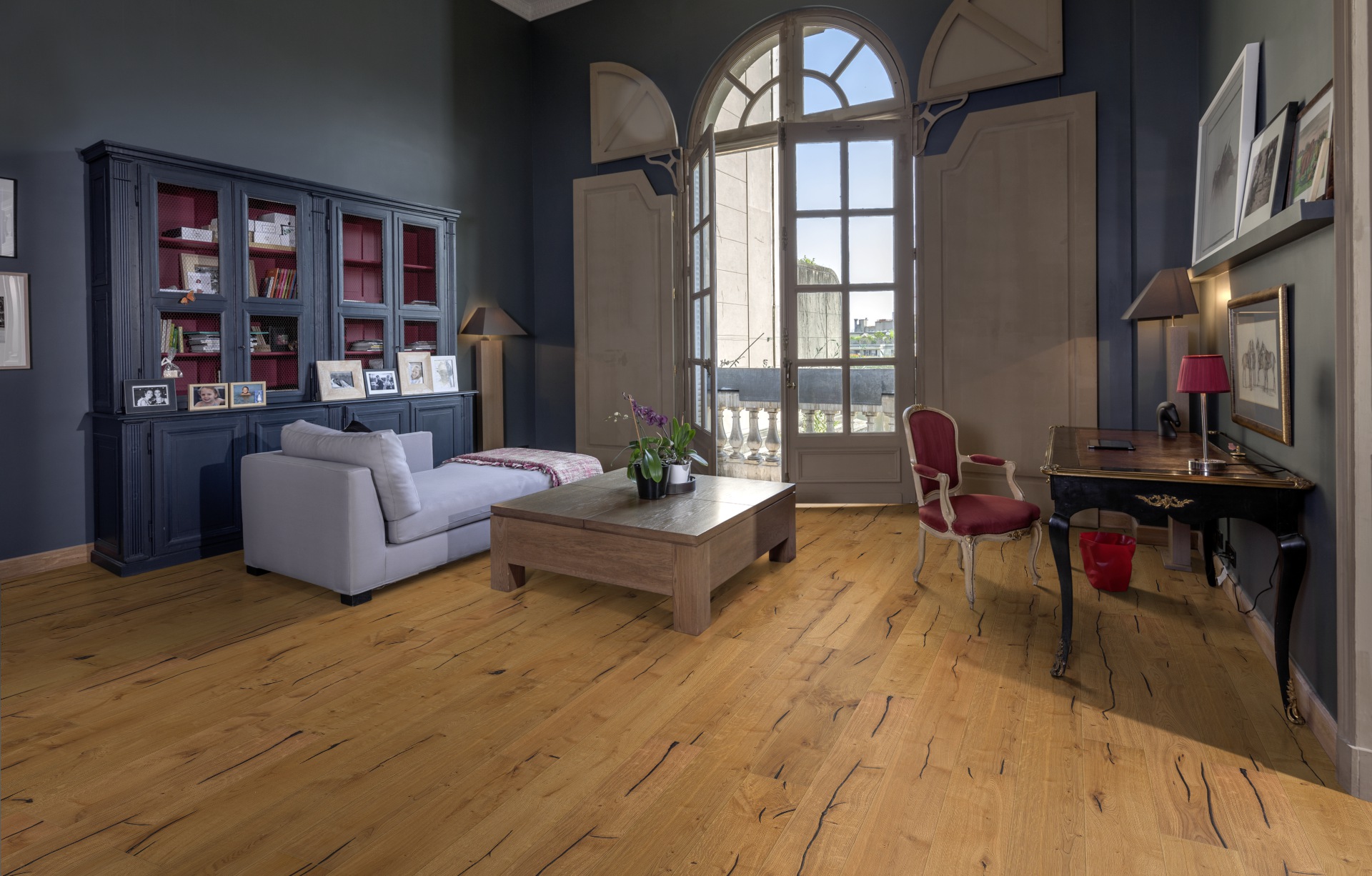 Паркетная доска Kahrs Смоланд Дуб Финнведен Finnveden 151NDSEK03KW240 Expressive 2420×187×15 фото в интерьере