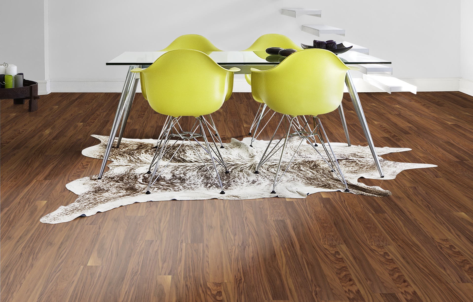 Паркетная доска Kahrs Юнити Орех Сад Garden 1200×125×10 фото в интерьере