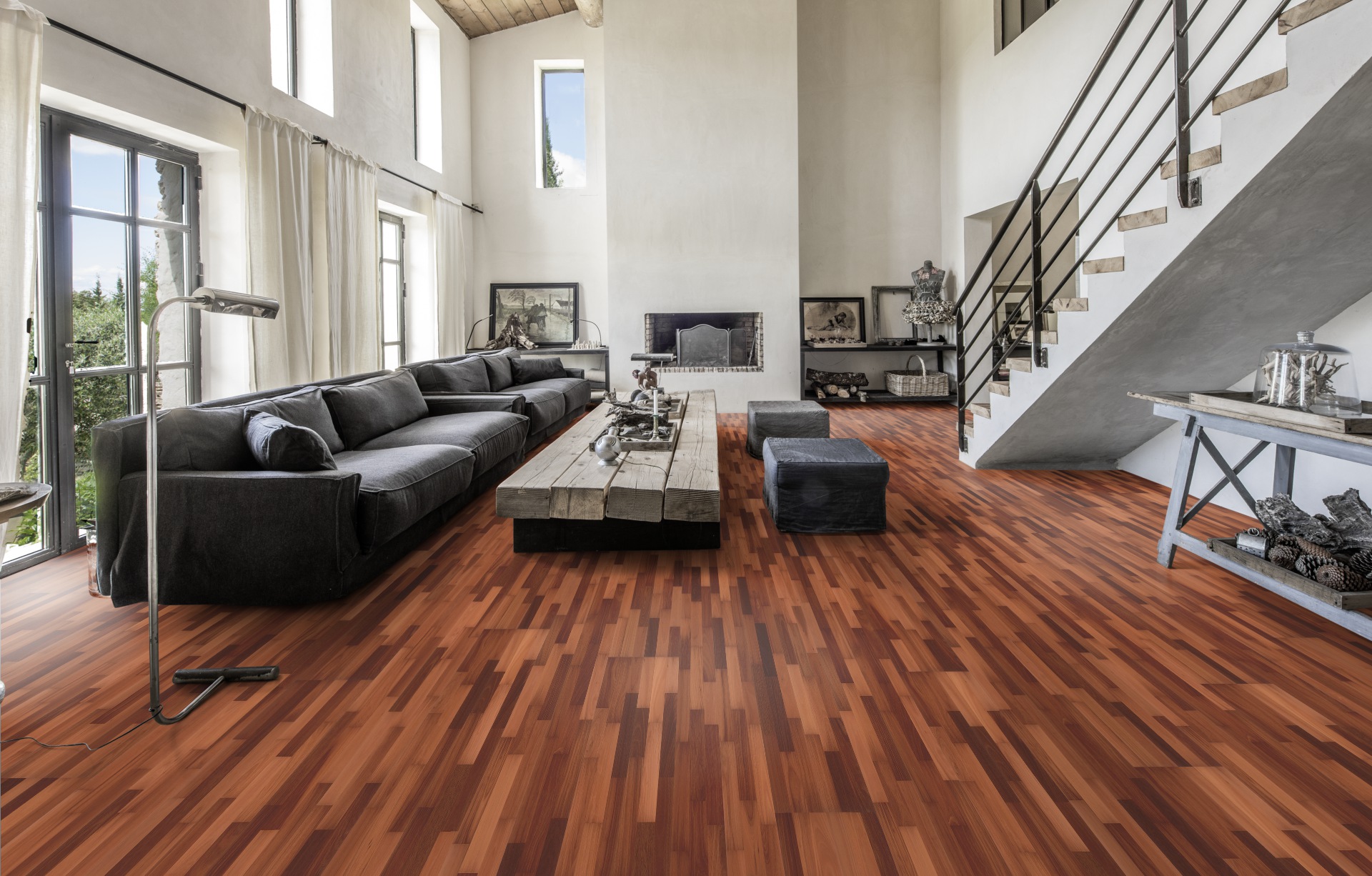 Паркетная доска Kahrs ярра Сидней Sydney 2423×200×15 фото в интерьере