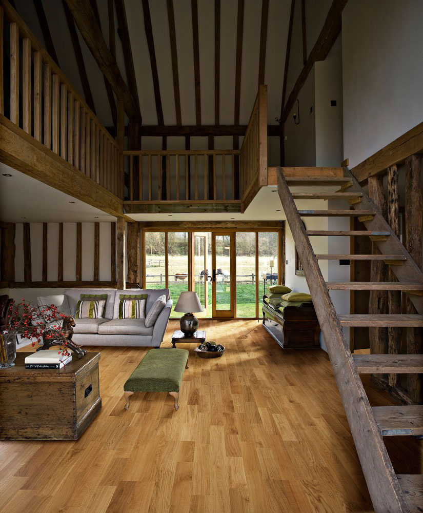 Паркетная доска Kahrs Европейская Дуб Верона Verona 152N38EK04KW240 Variation 2423×200×15 фото в интерьере