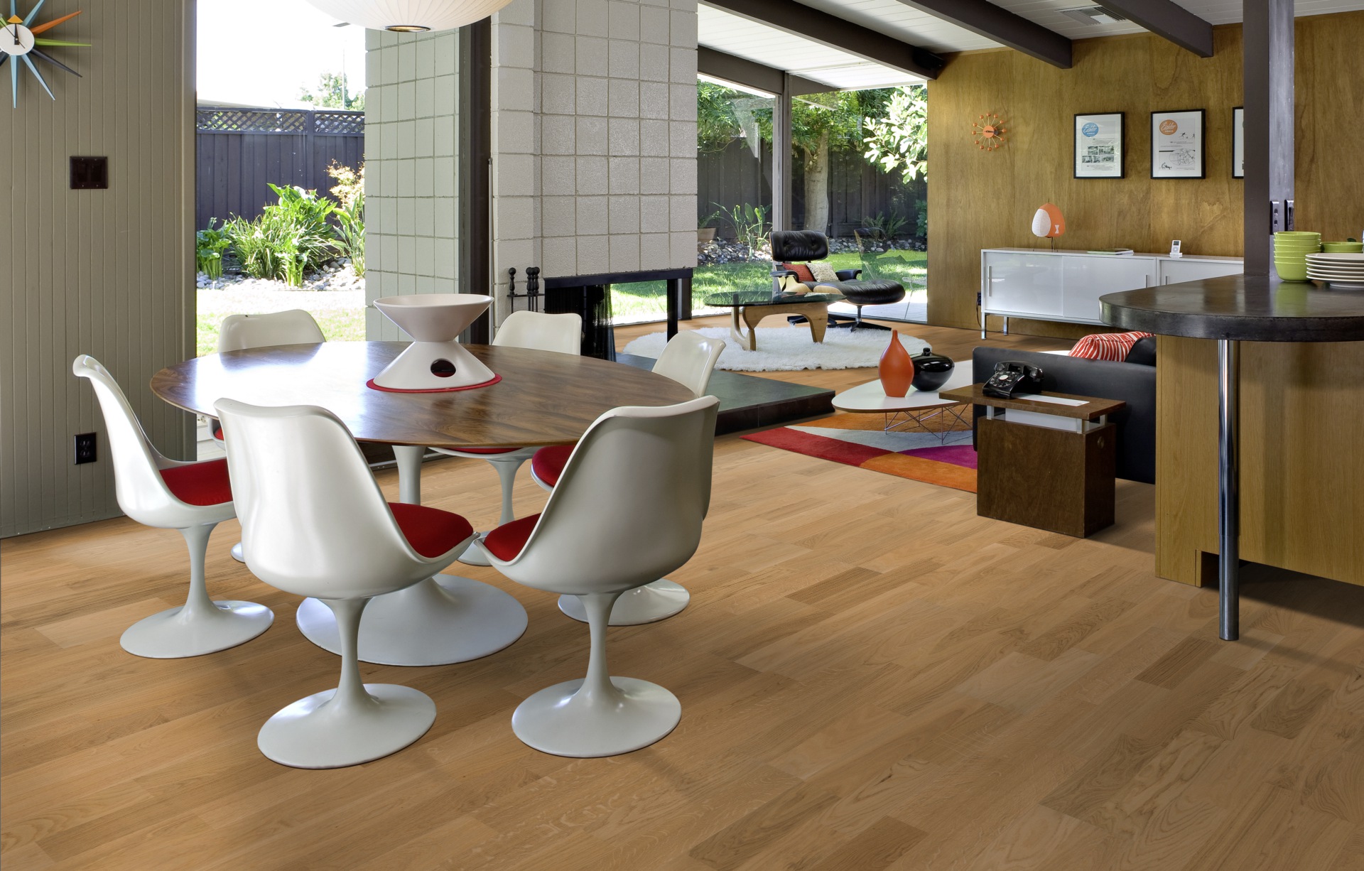 Паркетная доска Kahrs Европейская Дуб Верона Verona 152N38EK04KW240 Variation 2423×200×15 фото в интерьере