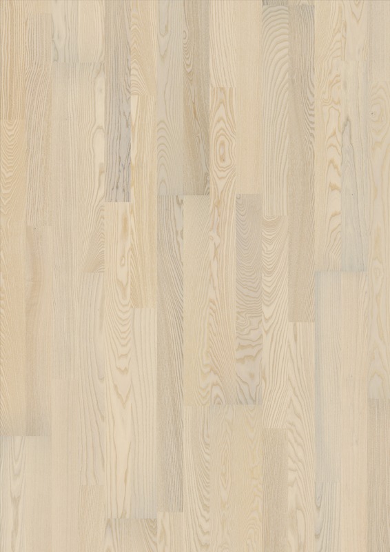Трехполосная паркетная доска Karelia Polar Ясень Natur Vanilla Matt 2266×188×14