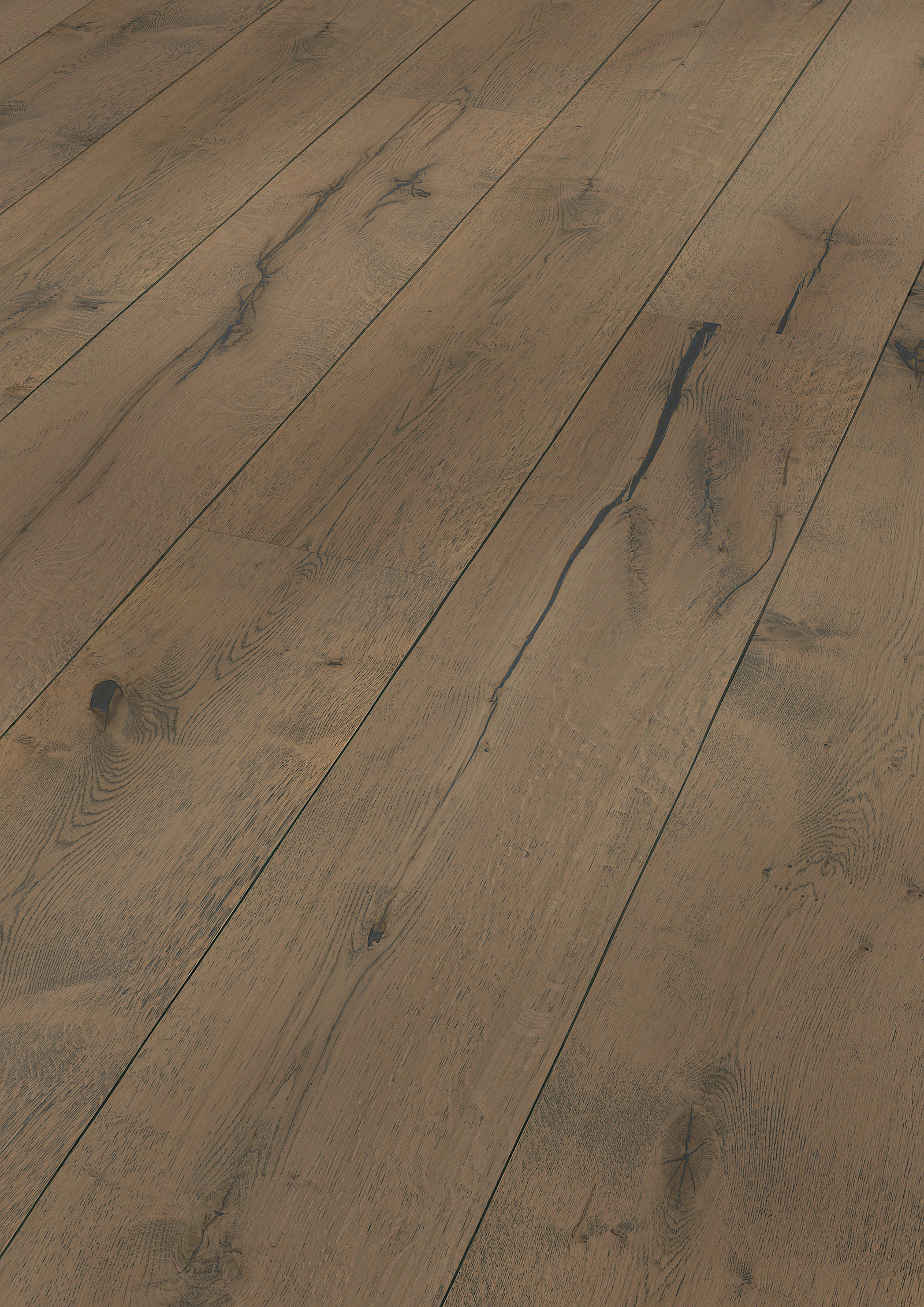 Паркетная доска Meister HD 400 Lindura Дуб Серая глина 8411 2200×270×11