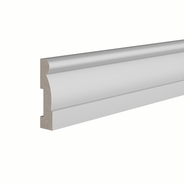 Плинтус под покраску Ultrawood Base 020 2440×60×15 Плинтус под покраску Ultrawood Base 020 2440×60×15