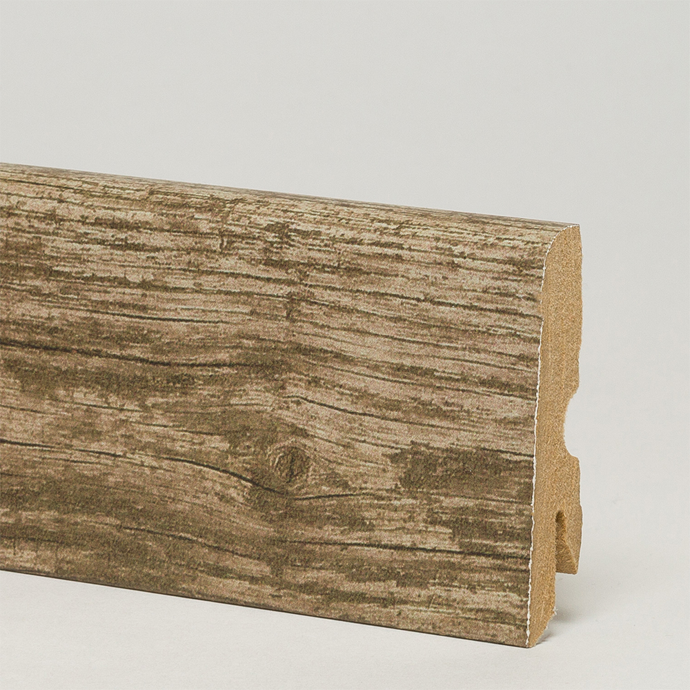 Плинтус МДФ ламинированный CorkStyle Oak Antik 2500×58×17