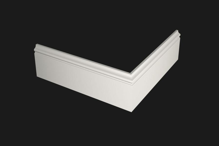 Плинтус МДФ под покраску Evrowood PN 040 2000×80×12