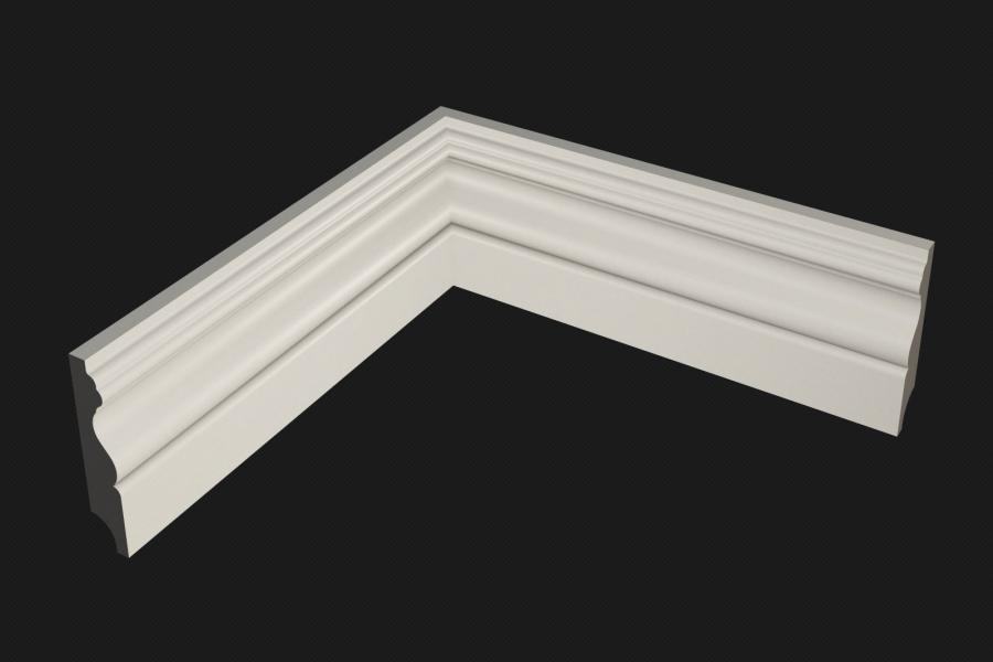 Плинтус МДФ под покраску Evrowood PN 070 2000×89×18