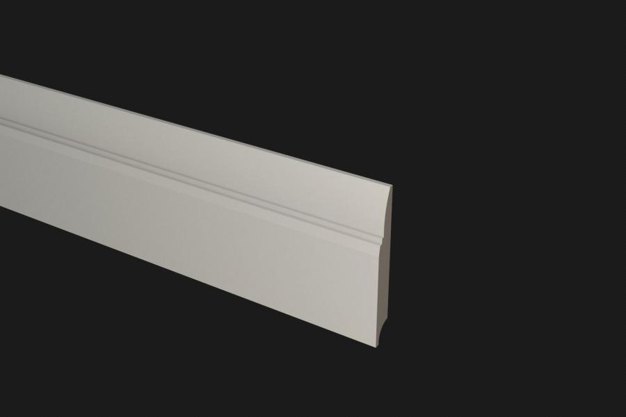 Плинтус МДФ под покраску Evrowood PN 130 2000×120×16