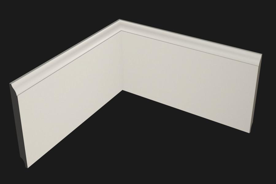 Плинтус МДФ под покраску Evrowood PN 150 2000×134×12