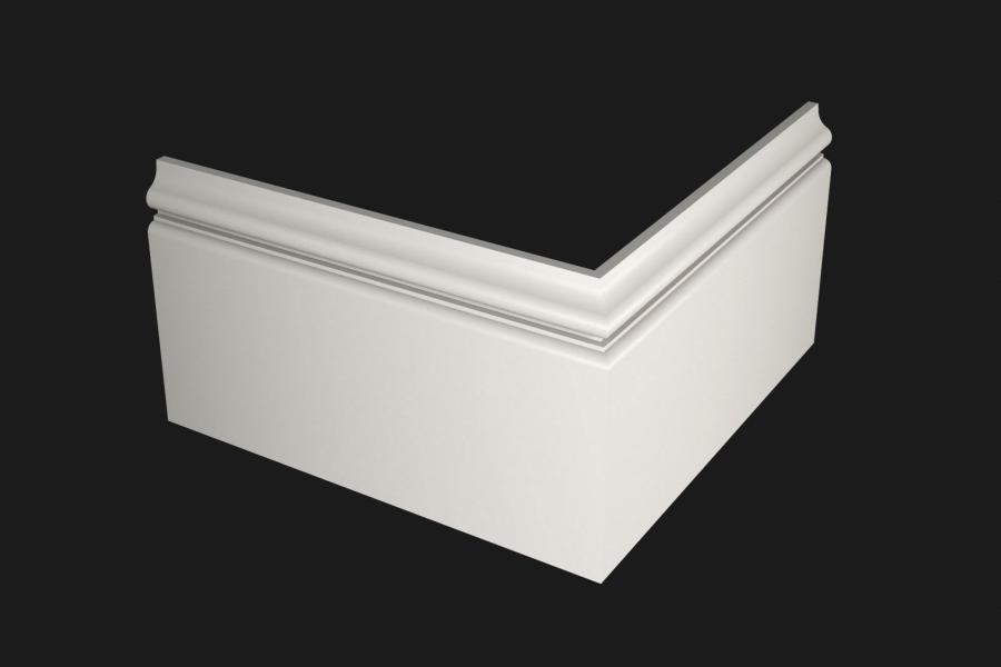 Плинтус МДФ под покраску Evrowood PN 170 2000×140×16