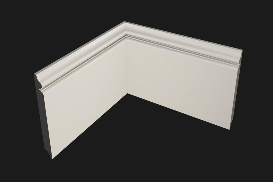 Плинтус МДФ под покраску Evrowood PN 180 2000×165×16