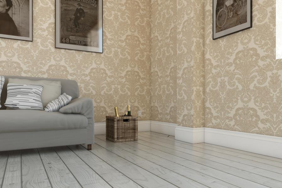 Плинтус МДФ под покраску Evrowood PN 190 2000×180×16 фото в интерьере