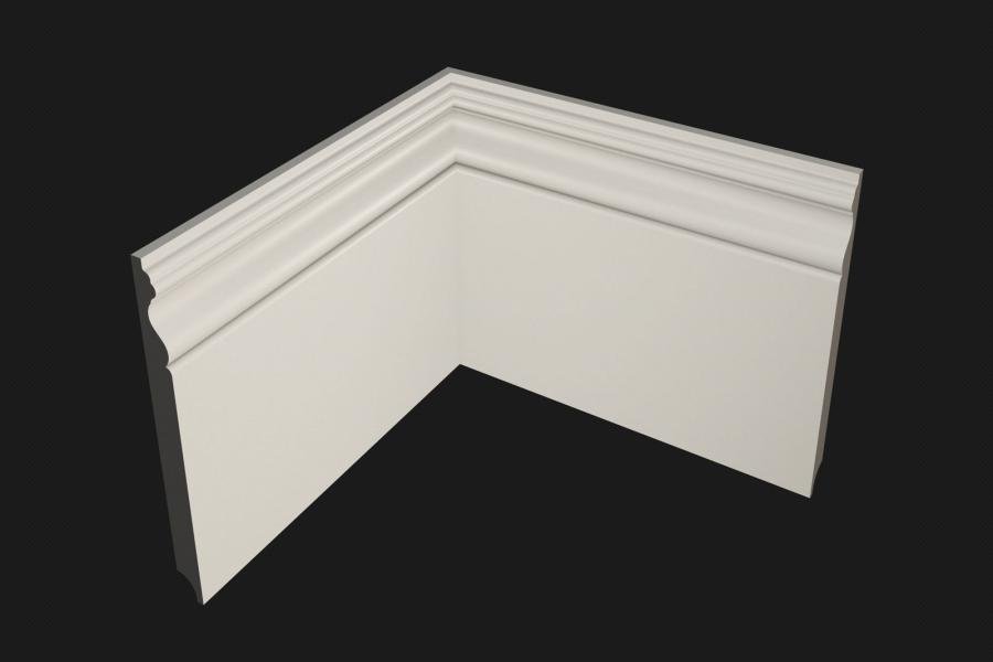 Плинтус МДФ под покраску Evrowood PN 200 2000×200×16