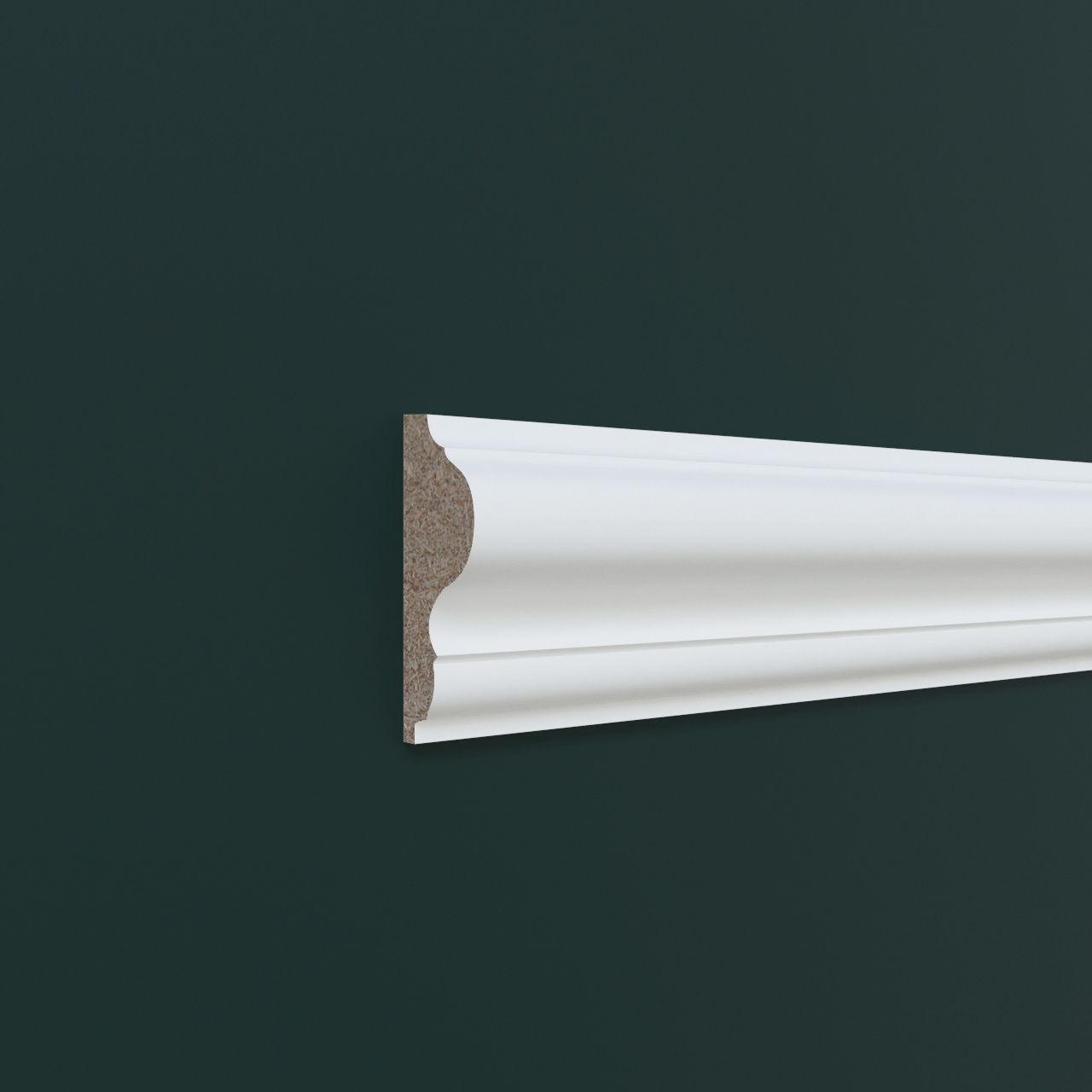 Молдинг МДФ под покраску Evrowood М 03 2000×42×16 фото в интерьере