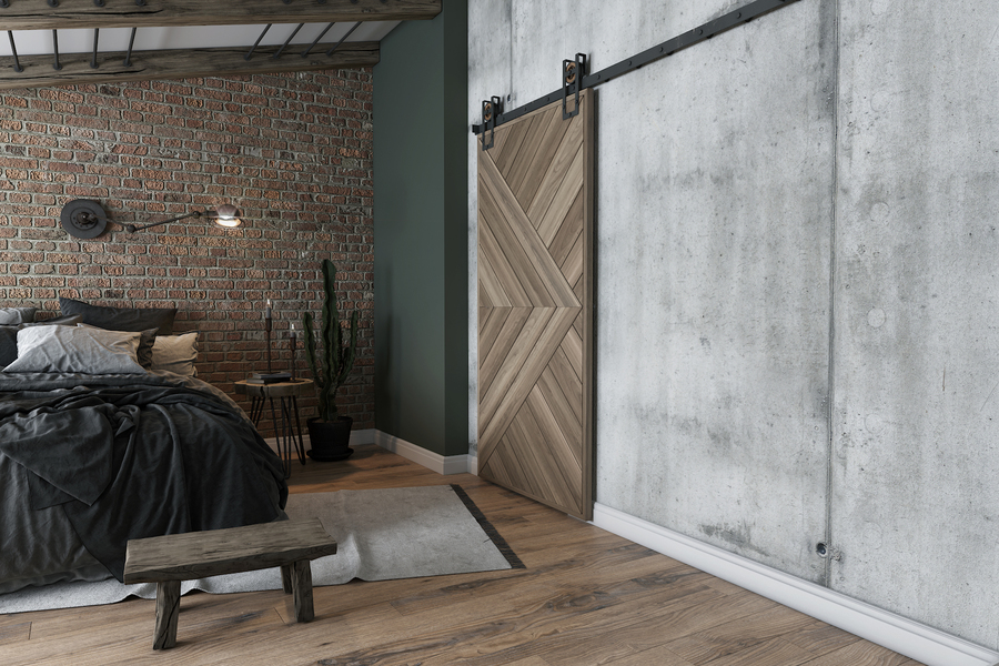 Плинтус МДФ под покраску Evrowood PN 110 2000×110×22 фото в интерьере