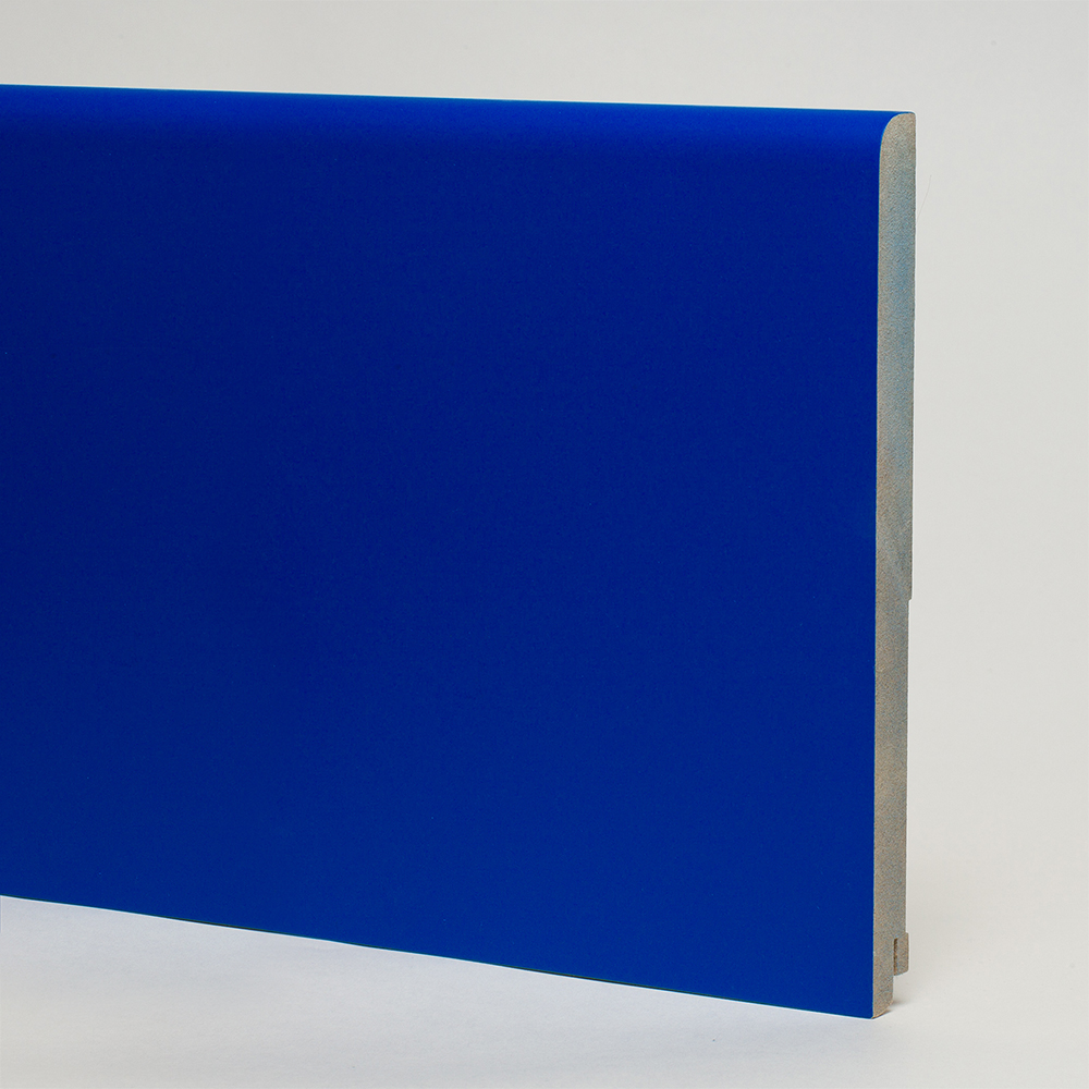 Плинтус МДФ крашеный Modern Decor синий матовый 2440×70×16