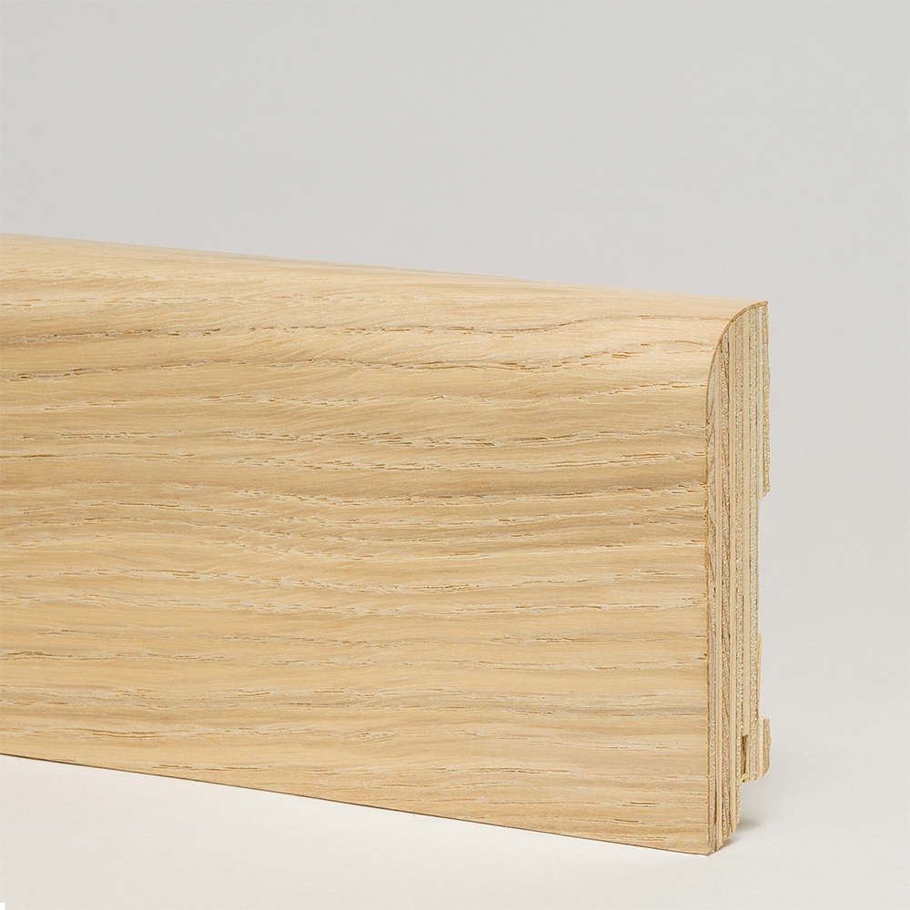 Плинтус деревянный Modern Decor Дуб Сливки 2400×70×15