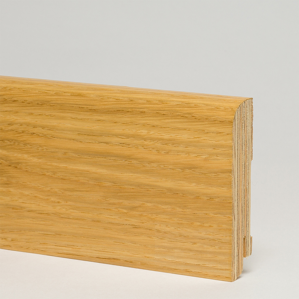 Плинтус деревянный Modern Decor дуб 2400×70×15