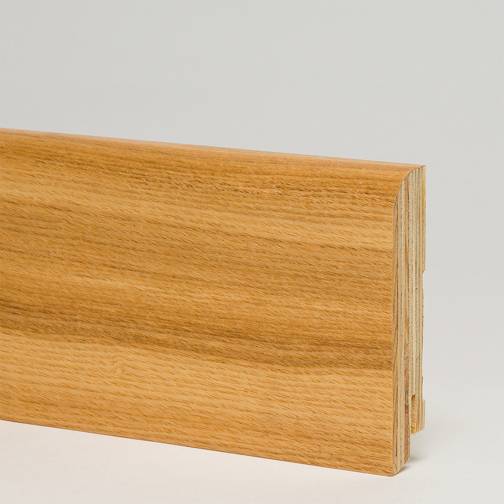Плинтус деревянный Modern Decor ясень 2400×100×30