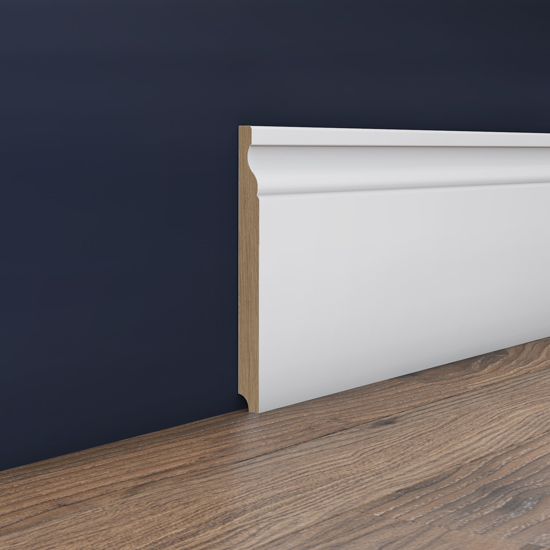 Плинтус МДФ под покраску Evrowood PN 190 2000×180×16