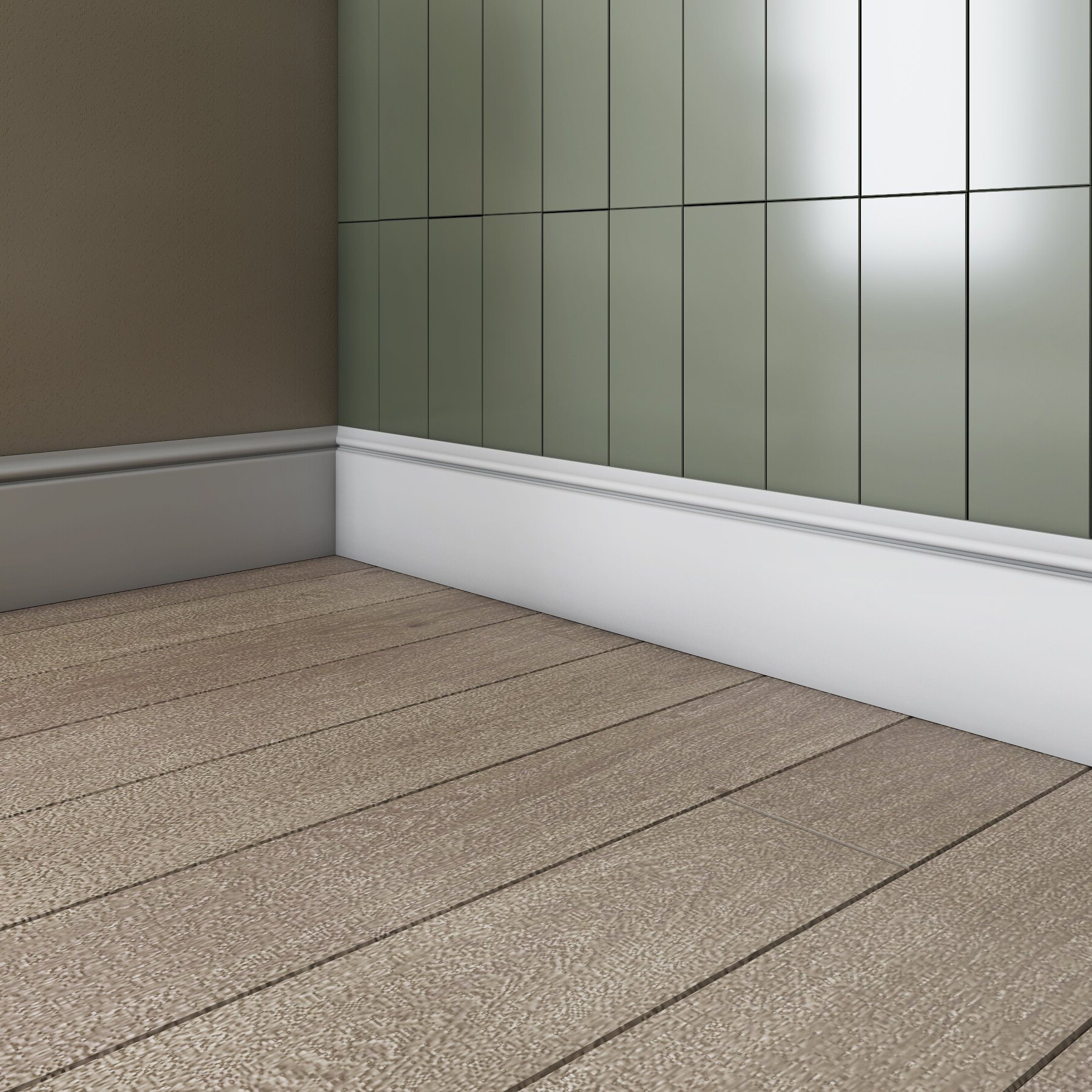 Плинтус МДФ под покраску Evrowood PN 180 2000×165×16