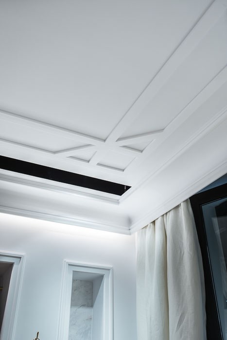 Плинтус дюрополимерный под покраску Orac Decor Fundamentals SX162 2000×40×10 фото в интерьере