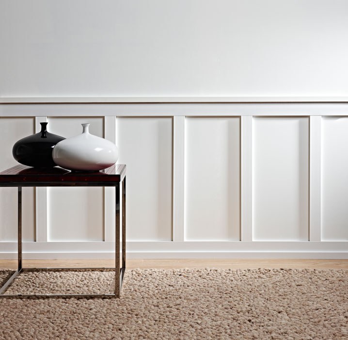 Плинтус дюрополимерный под покраску Orac Decor Fundamentals SX162 2000×40×10 фото в интерьере