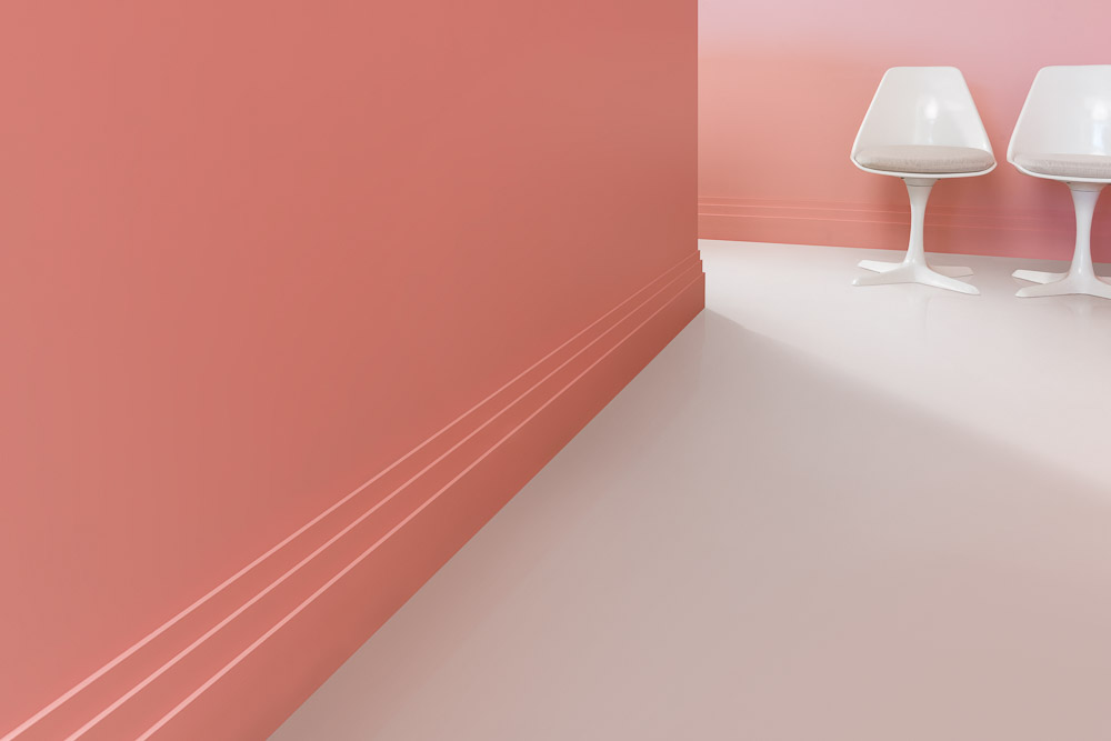 Плинтус под покраску Orac Decor Modern High Line SX181 2000×200×22 фото в интерьере