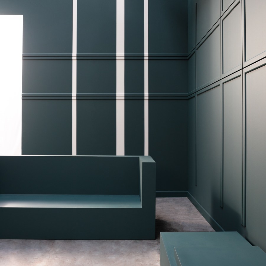 Плинтус под покраску Orac Decor Select SX184 2000×110×13 фото в интерьере