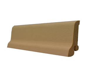 Плинтус деревянный Polarwood Ясень белый Лак 60х22