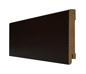Плинтус деревянный Polarwood Дуб темно-коричневый Лак 95х15