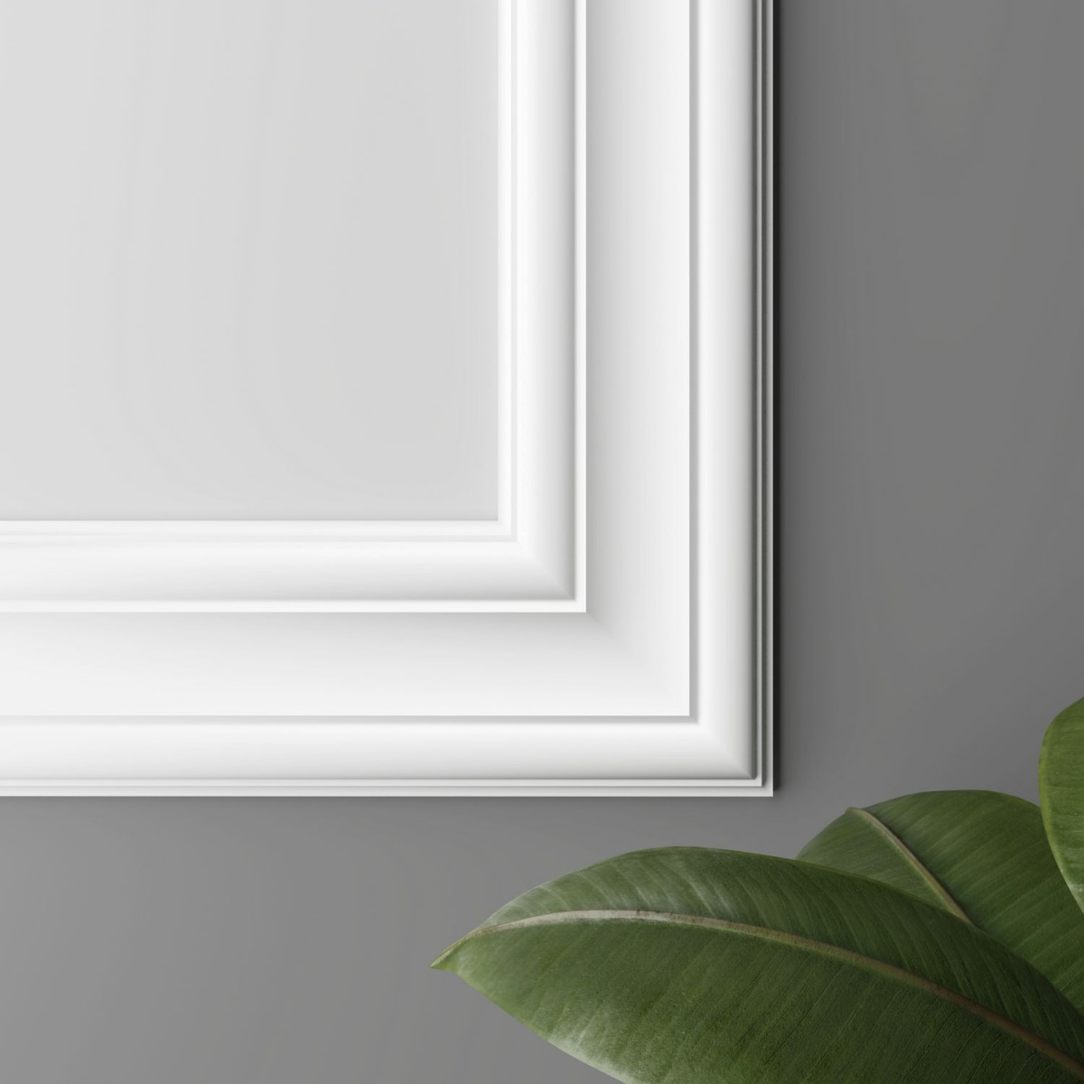 Молдинг ЛДФ под покраску Ultrawood U 025 2440×101×20 фото в интерьере