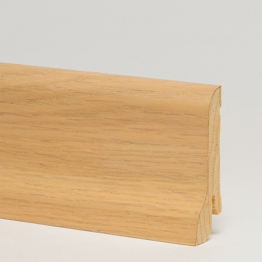 Плинтус деревянный Pedross дуб беленый 2500×60×22