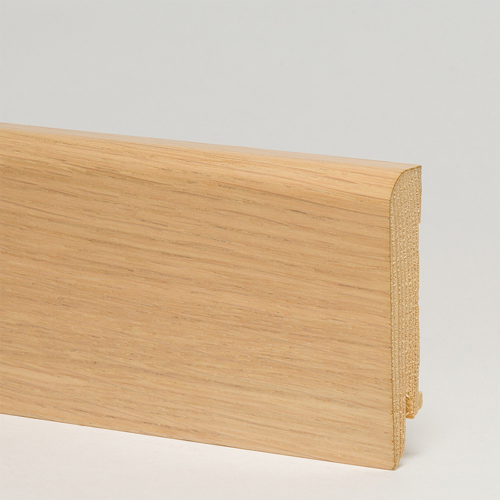 Плинтус деревянный Pedross дуб беленый 2500×70×15