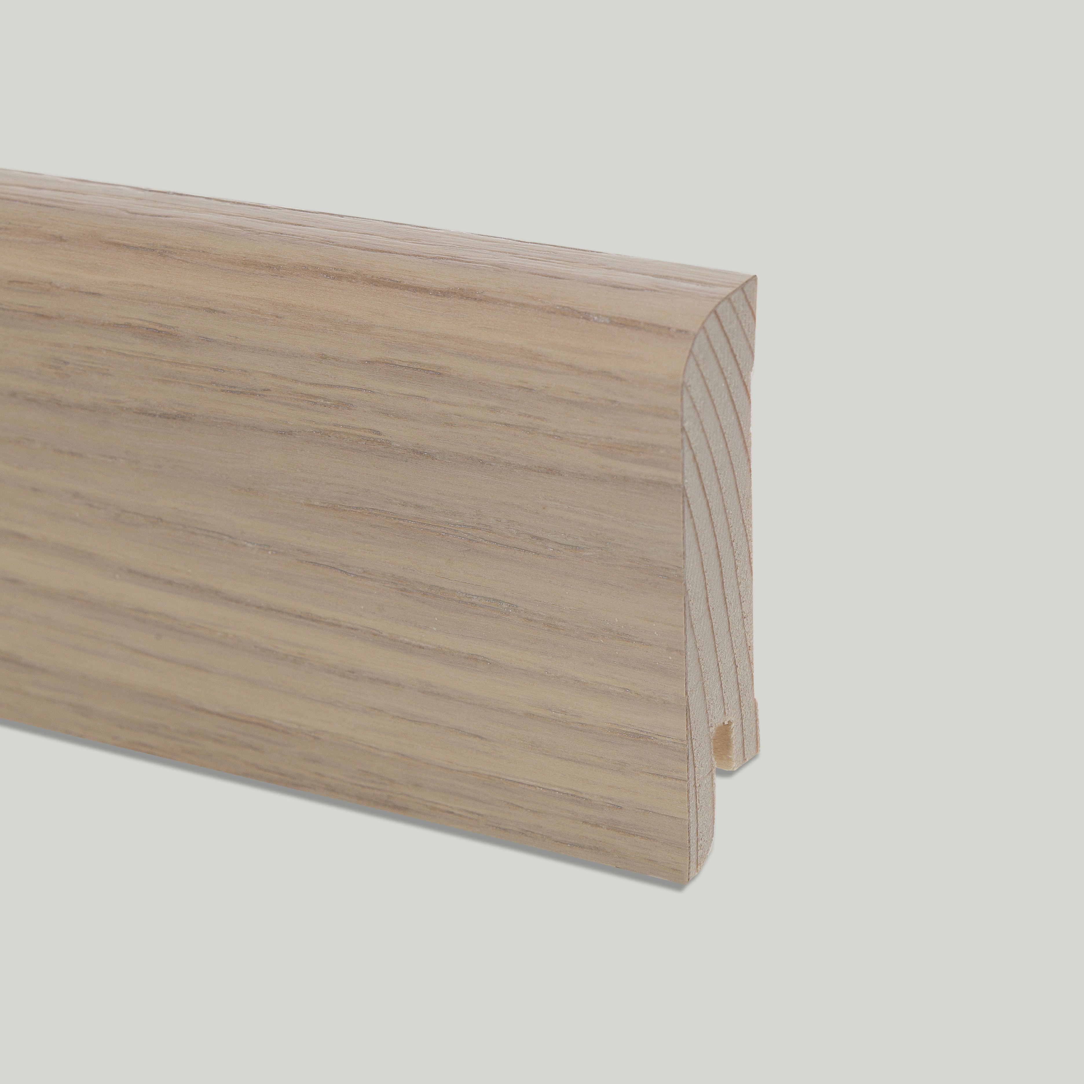 Плинтус деревянный Pedross дуб Шор/Элегант Грей 2500×70×15