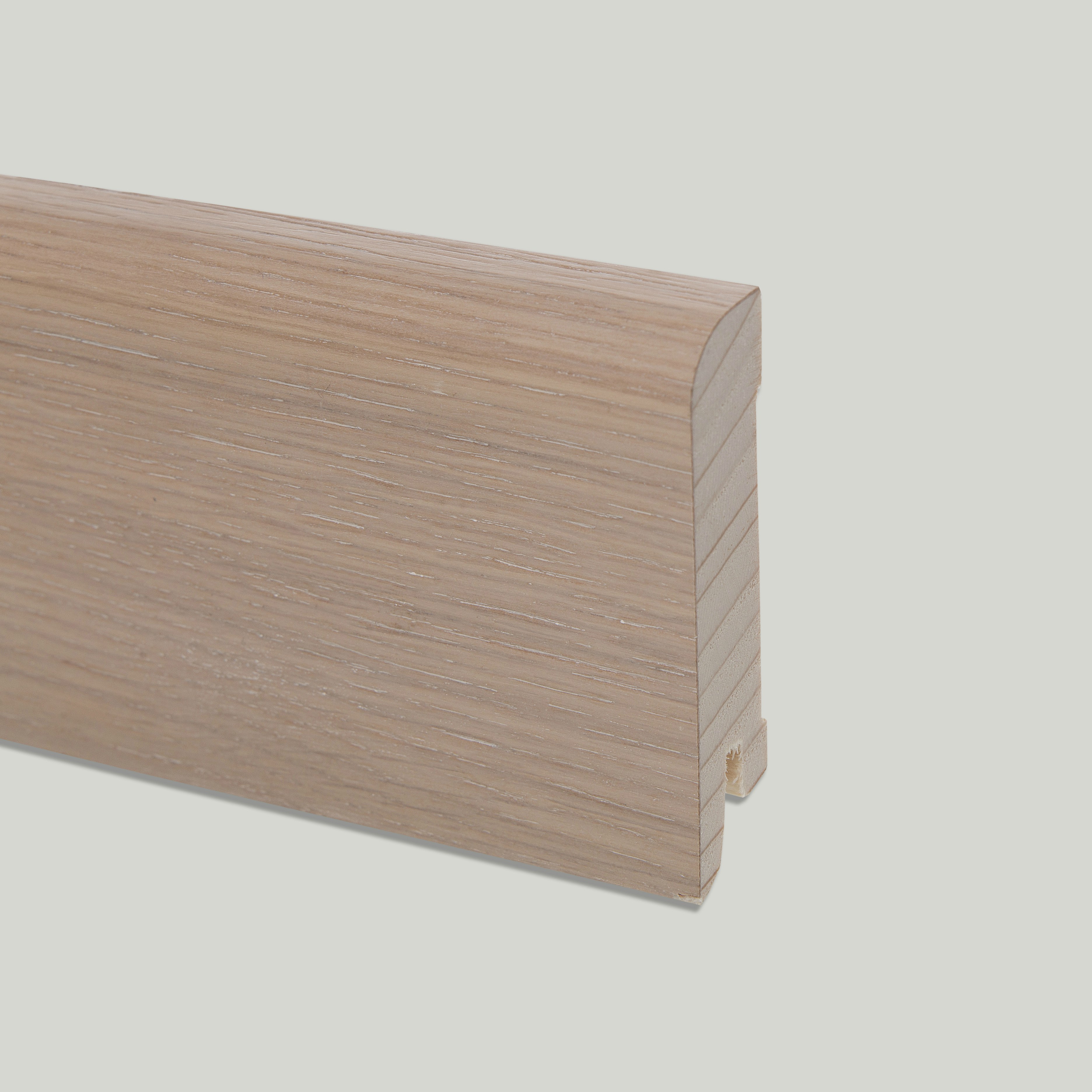 Плинтус деревянный Pedross дуб кремово-белый 2500×70×15