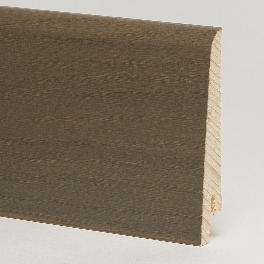 Плинтус деревянный Pedross дуб Грей 2500×80×16