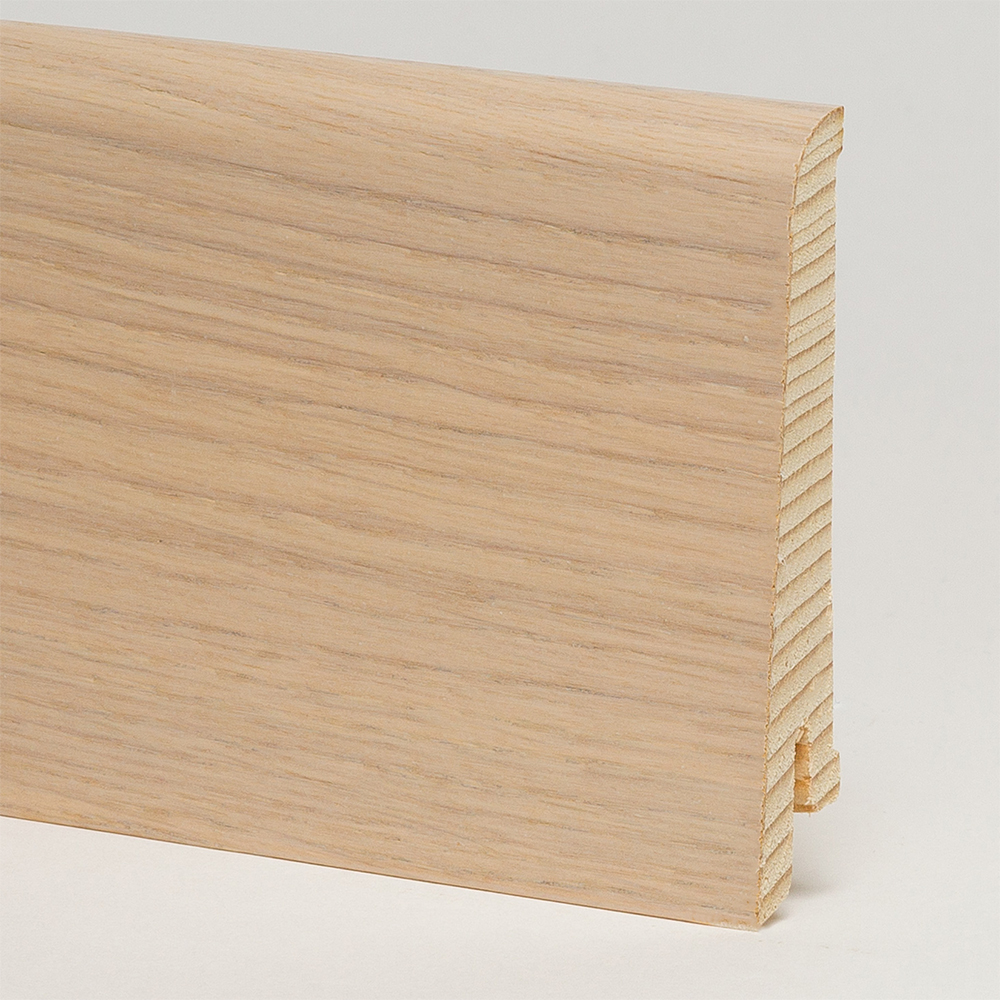 Плинтус деревянный Pedross дуб Жемчуг 2500×80×16