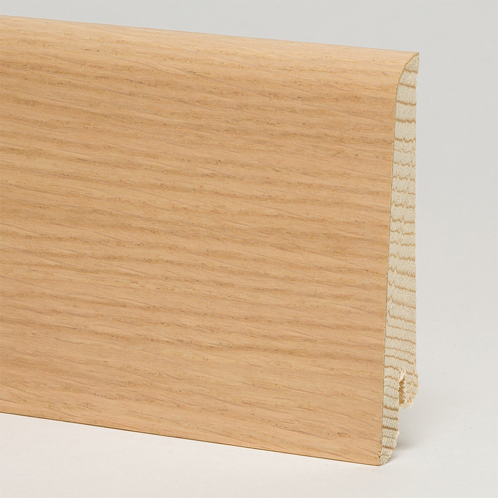 Плинтус деревянный Pedross дуб беленый 2500×80×16